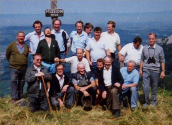 La troisième croix des Merlas, construite en 1988 par André Dubath