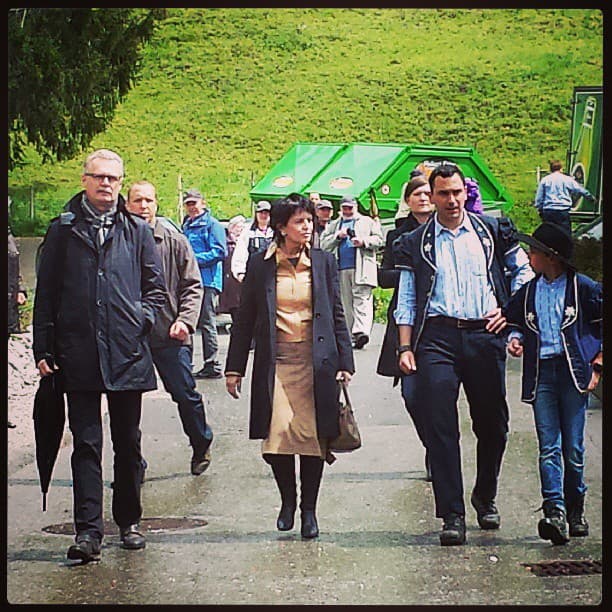 Mme Doris Leuthard, conseillère fédérale, marraine de la Poya 2013.