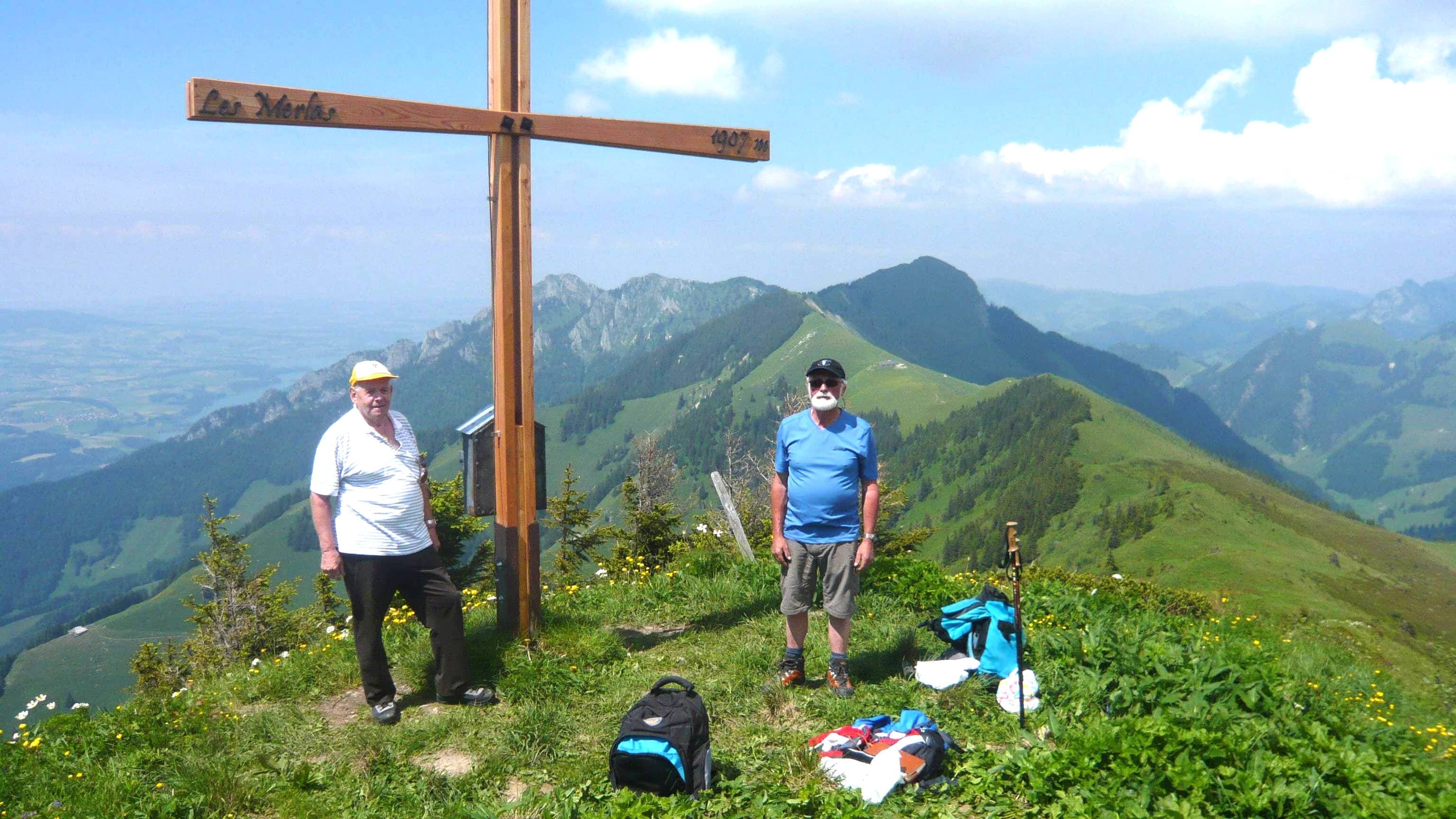 La montée du 25 juin 2010 : vue sur Estavannens, Enney, Gruyères et Bulle