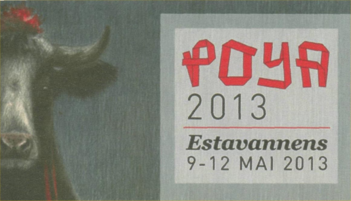 La Poya 2013 à Estavannens