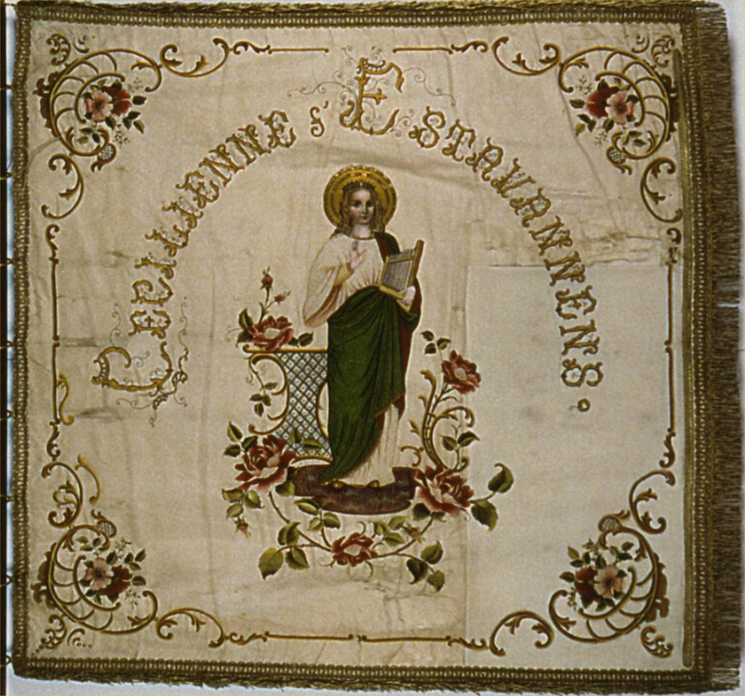 L'ancien drapeau — face B : saint Grégoire.