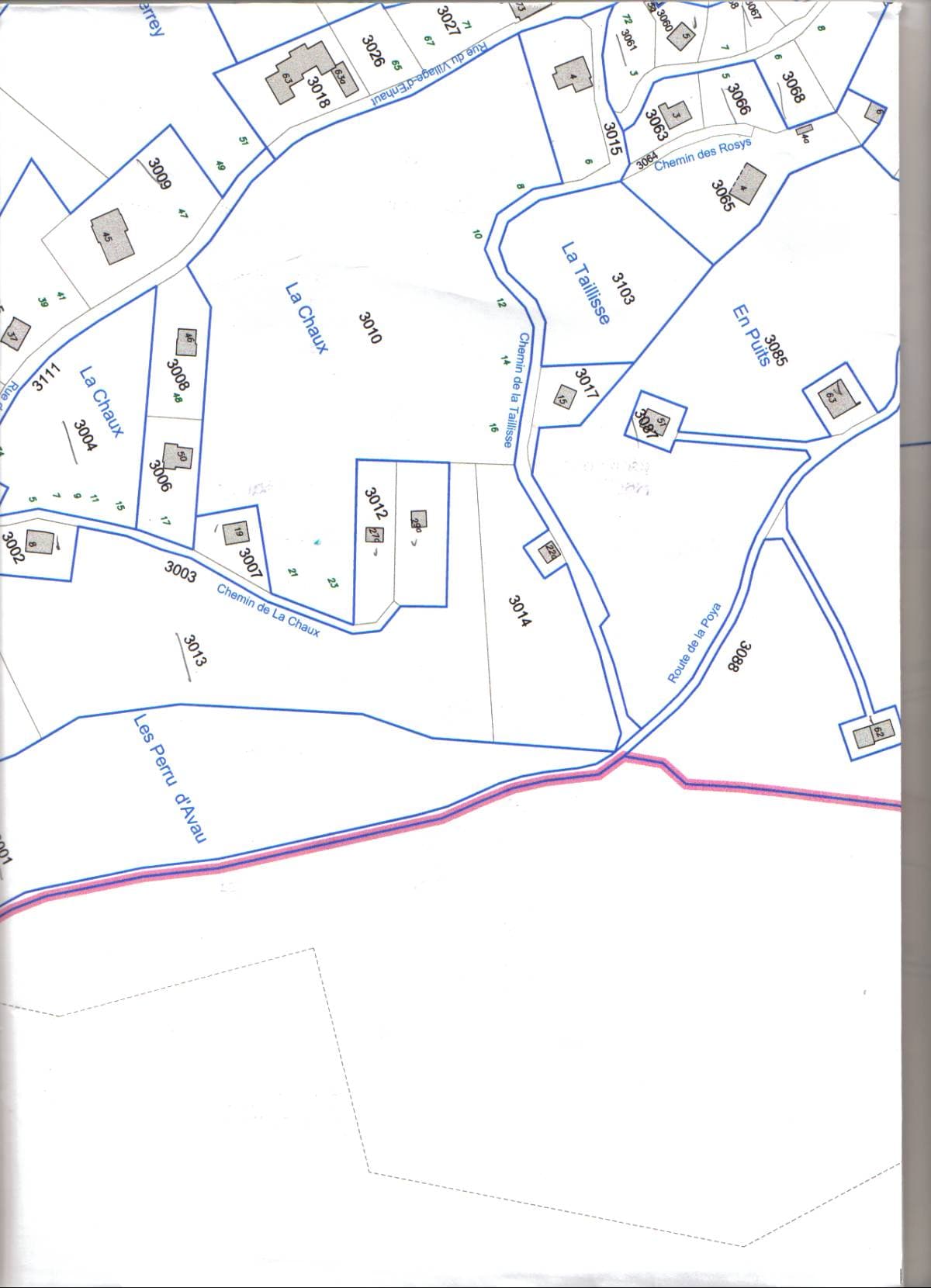 Extrait 7 du plan du village