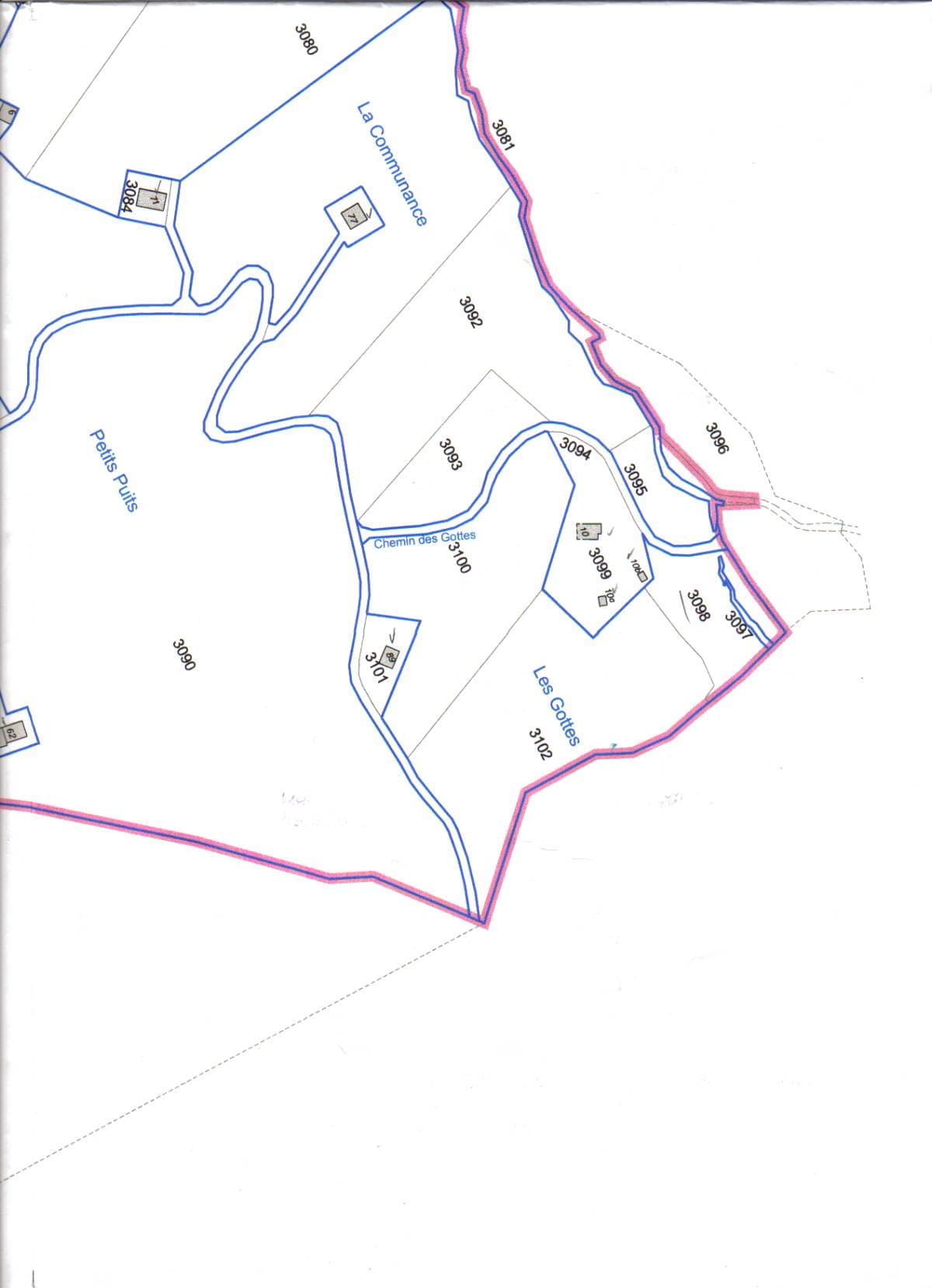 Extrait 8 du plan du village