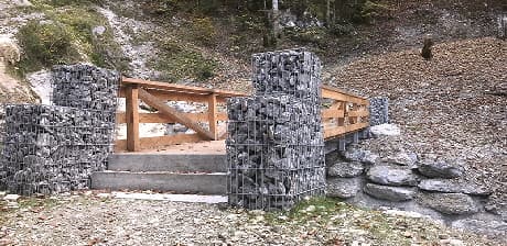 Le nouveau pont de la cascade, inauguré le 27 octobre 2018